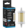 Mexen Vega LED lemputė su ryškumo reguliavimu R7S, 12W, Šalta - 6500K, 1550 lm - L125-R7S-1265-01