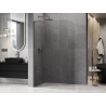 Mexen Kioto-P L dušo sienelė Walk-in 80 x 200 cm, permatomas 8 mm, šepetėlis pilkas - 800-080-103-66-00-P