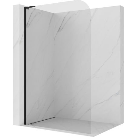 Mexen Kioto-P L Dušo pertvara Walk-in 70 x 200 cm, permatomas 8 mm, juoda - 800-070-103-70-00-P