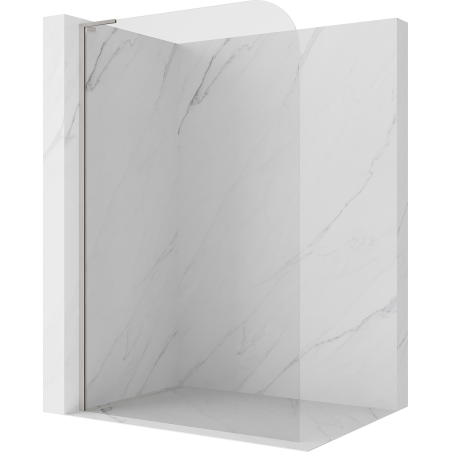 Mexen Kioto-P L Dušo sienelė Walk-in 100 x 200 cm, permatoma 8 mm, šlifuotas nikelis - 800-100-103-97-00-P