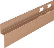 Mexen Line-B priekinė dušo latakų juosta 180 cm, šlifuotas varis - 186503180U