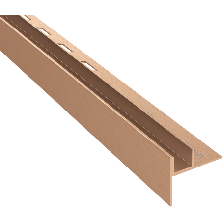 Mexen Line-B nuleidžiama juosta stiklui 120 cm kairė, šlifuotas varis - 186504120L