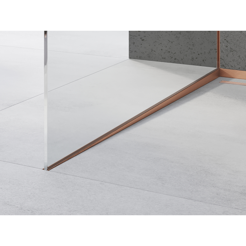 Mexen Line-B nuleidžiama juosta stiklui 120 cm kairė, šlifuotas varis - 186504120L
