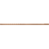 Mexen Line-B nuleidžiama juosta stiklui 120 cm kairė, šlifuotas varis - 186504120L