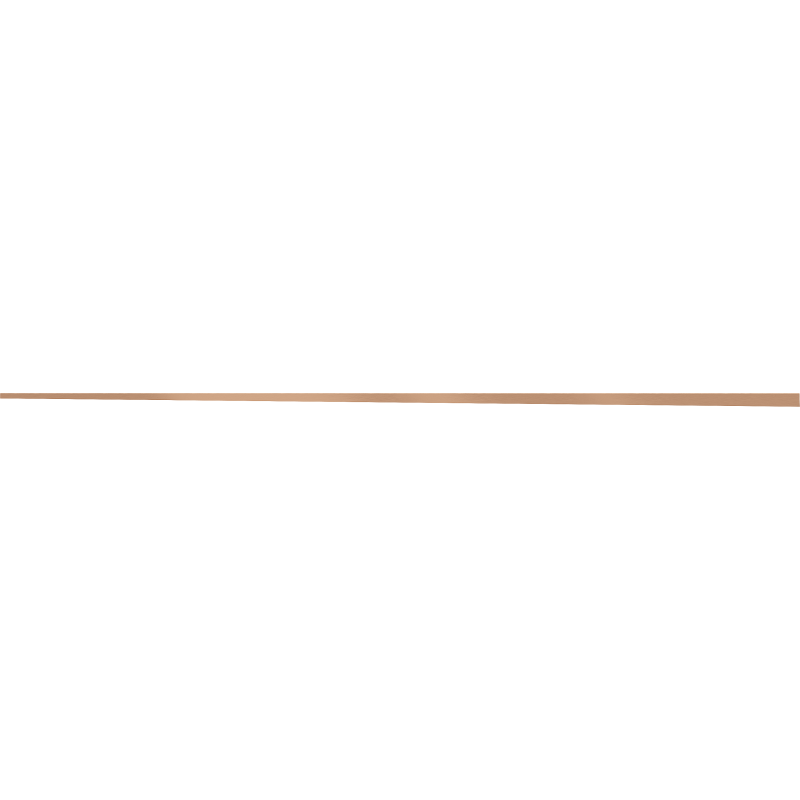 Mexen Line-B nuožulnioji juosta stiklui 180 cm dešinė, šlifuotas varis - 186504180R