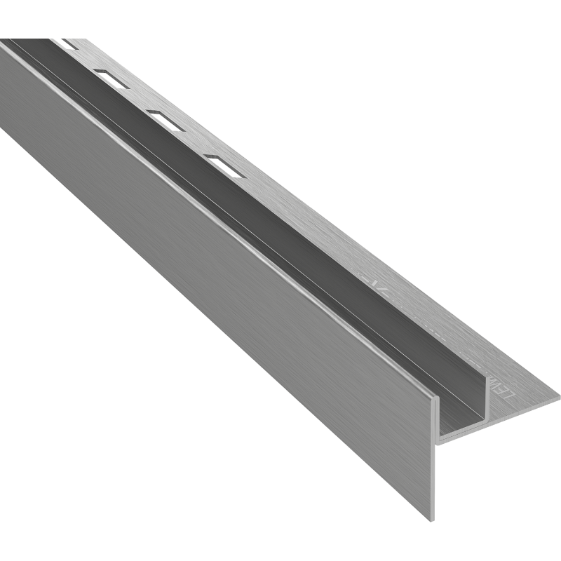 Mexen Line-B nuolydžio juosta stiklui 120 cm kairė, šlifuotas pilkas - 186604120L
