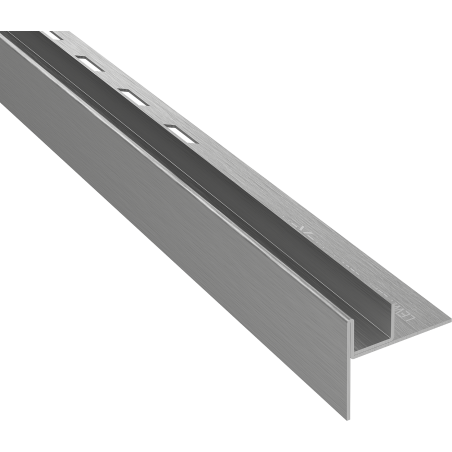Mexen Line-B nuolydžio juosta stiklui 120 cm kairė, šlifuotas pilkas - 186604120L