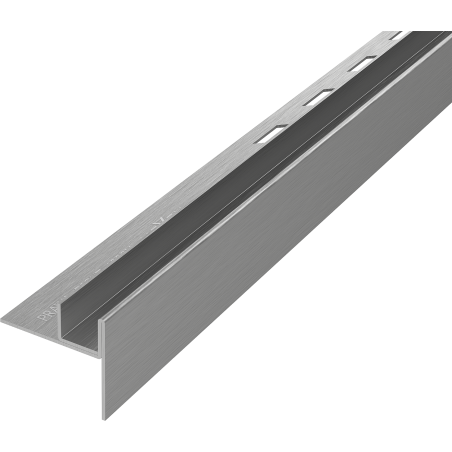 Mexen Line-B nuolaidinė juosta stiklui 120 cm dešinė, šešėlinė pilka šepečiuota - 186604120R