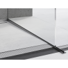 Mexen Line-B nuolaidinė juosta stiklui 120 cm dešinė, šešėlinė pilka šepečiuota - 186604120R