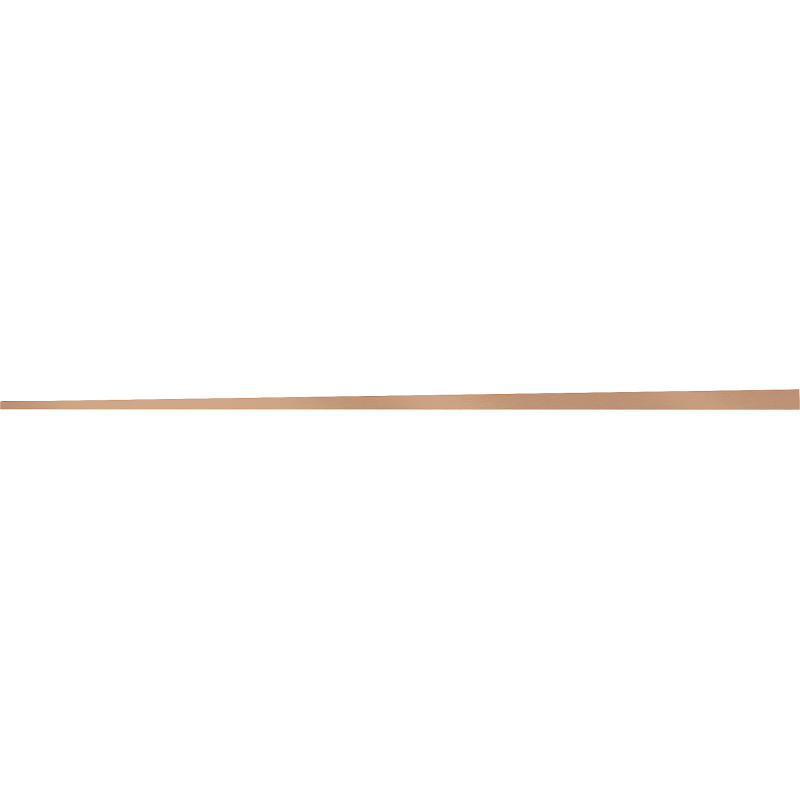 Mexen Line-B nuolaidus grindų apvadas 120 cm kairysis, valytu varis - 186501120L
