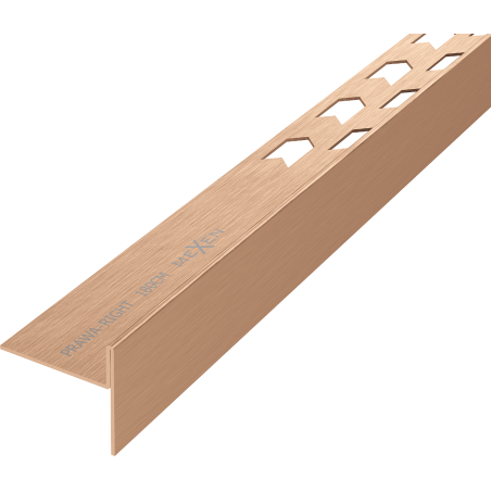Mexen Line-B grindų nuolydžio juosta 180 cm dešinė, šukuotas varis - 186501180R