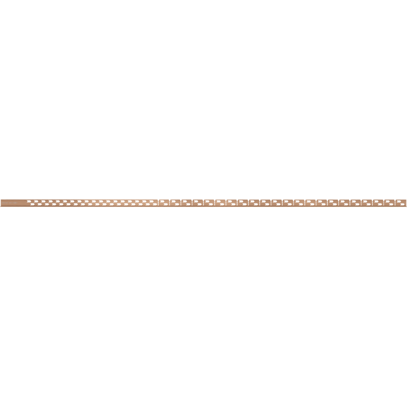 Mexen Line-B grindų nuolydžio juosta 180 cm dešinė, šukuotas varis - 186501180R