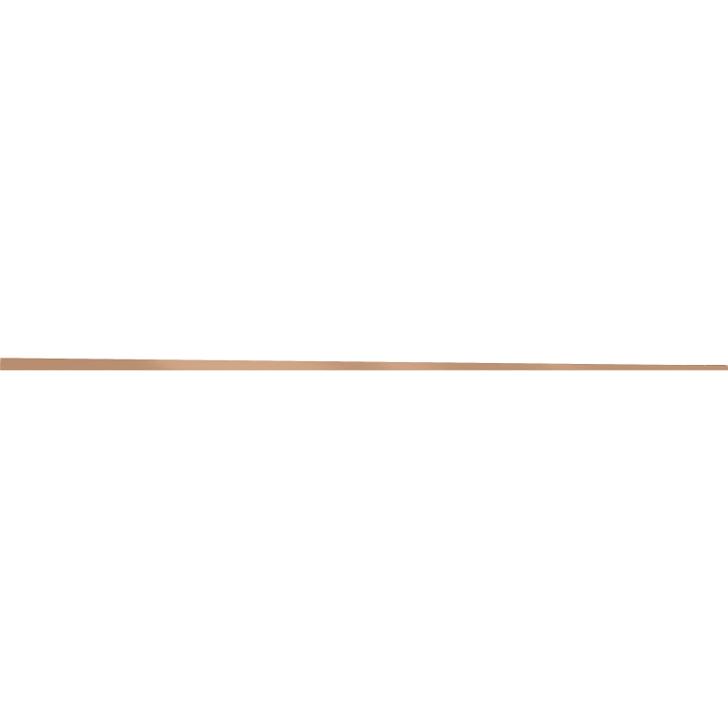 Mexen Line-B grindų nuolydžio juosta 180 cm dešinė, šukuotas varis - 186501180R