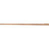 Mexen Line-B Ant sienos prigludusi 120 cm kairioji nuolydinė juosta, šepečiu valyta varis - 186502120L