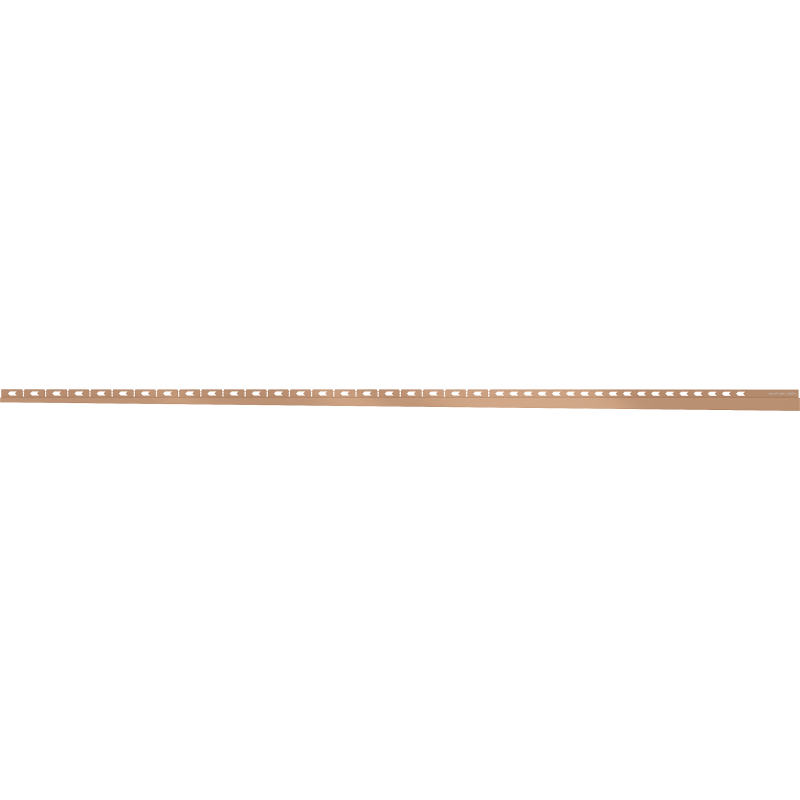 Mexen Line-B nuolydžio apdailos sieninė juosta 180 cm kairė, šepečiu šukuotas varis - 186502180L