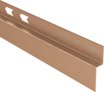 Mexen Line-B nuolydžio apdailos sieninė juosta 180 cm kairė, šepečiu šukuotas varis - 186502180L