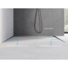 Mexen Line-B sieninė nuolydinė juosta kairė 120 cm, gun pilka šlifuota - 186602120L