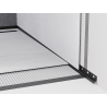 Mexen Line-B sieninė nuolydžio juosta 120 cm dešinė, juoda - 187002120R