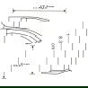 Mexen Libra DQ77 vonios komplektas, Auksinė - 745103DQ77-50