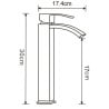 Mexen Libra R62 vonios komplektas, chromas - 745113R62-00