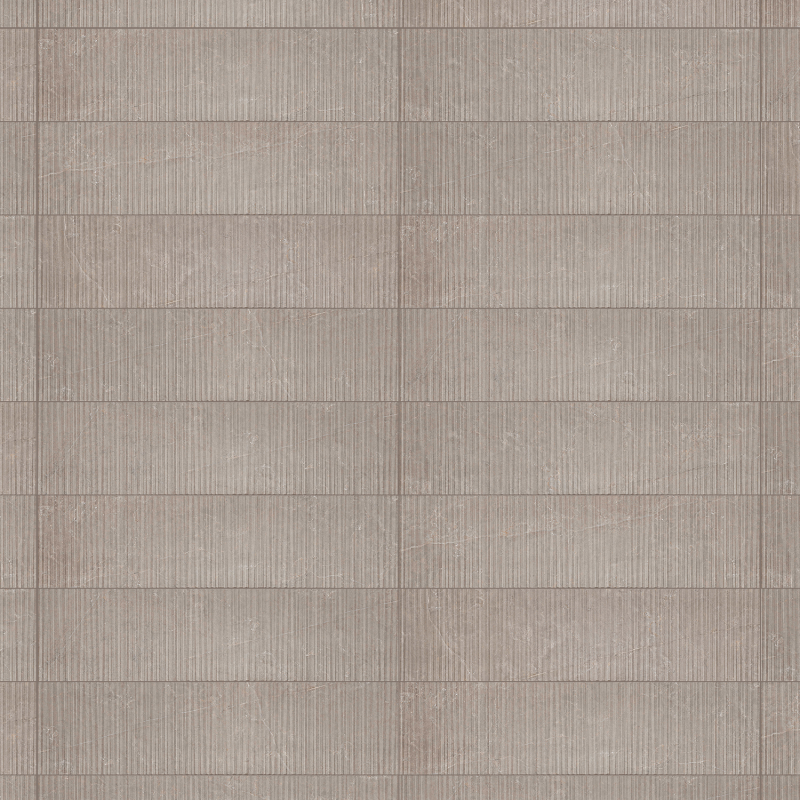 Mexen Flamingo Mayolica Mocha glazūruota rektifikuota G1, sienų plytelė 120 x 30 cm, raižyta - TL715-120-030-53
