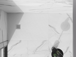 Mexen Stone+ dušo padėklo grotelės, inox - 44910001