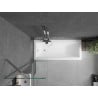 Mexen Next vonios pertvara 1-duris 50 x 150 cm, permatoma, chromuota - 895-050-000-00-00-01