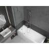 Mexen Next vonios pertvara 1-duris 50 x 150 cm, permatoma, chromuota - 895-050-000-00-00-01