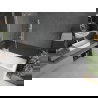 Mexen Next 1 judamosios dalies vonios sienelė 50 x 150 cm, Skaidrus, Balta - 895-050-000-00-00-20