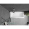 Mexen Next vonios pertvara 1-duris 60 x 150 cm, skaidrus, chromas - 895-060-000-00-00-01
