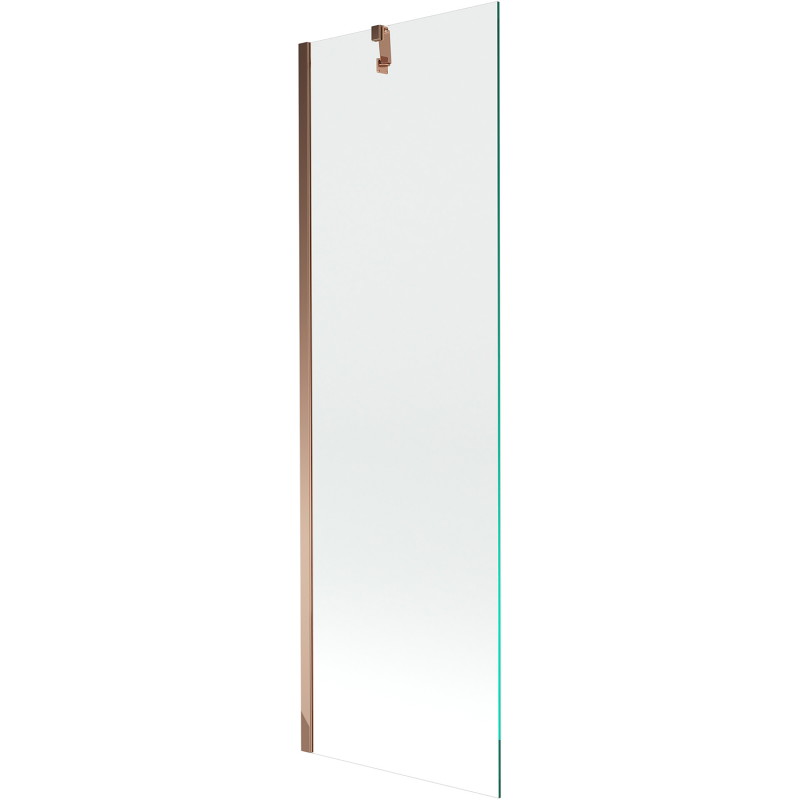 Mexen Next 1-duris vonios pertvara 60 x 150 cm, skaidri, rožinio aukso - 895-060-000-00-00-60