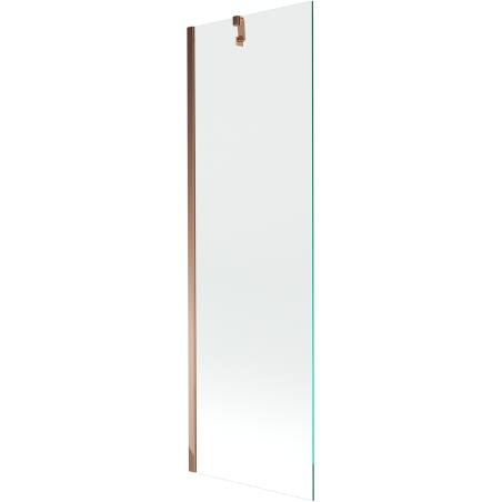 Mexen Next viengubis vonios pertvaras 60 x 150 cm, skaidrus, rožinis auksas - 895-060-000-00-00-60