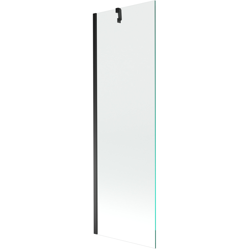 Mexen Next vonios pertvara, vieno sparno 60 x 150 cm, permatoma, juoda - 895-060-000-00-00-70