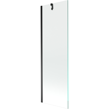 Mexen Next vonios pertvara, vieno sparno 60 x 150 cm, permatoma, juoda - 895-060-000-00-00-70