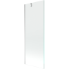 Mexen Next voniai skirtas vienos dalies ekranas 70 x 150 cm, skaidrus, chromas - 895-070-000-00-00-01