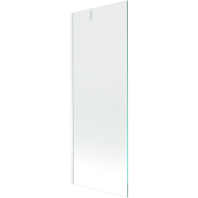 Mexen Next voniai skirtas vienos dalies ekranas 70 x 150 cm, skaidrus, baltas - 895-070-000-00-00-20