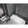 Mexen Next voniai skirtas vienos dalies ekranas 70 x 150 cm, skaidrus, baltas - 895-070-000-00-00-20