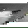 Mexen Next 1 judamosios dalies vonios sienelė 70 x 150 cm, Skaidrus, Balta - 895-070-000-00-00-20