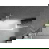 Mexen Next vonios vonelės ekranas, 1-sparno, 80 x 150 cm, permatomas, baltas - 895-080-000-00-00-20