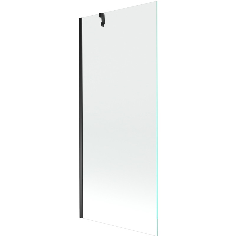Mexen Next voniaus ekranas 1-duris 80 x 150 cm, skaidrus, juodas - 895-080-000-00-00-70