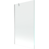 Mexen Next 1 sparno vonios ekranas 90 x 150 cm, skaidrus, chromas - 895-090-000-00-00-01