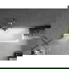 Mexen Next 1 judamosios dalies vonios sienelė 50 x 150 cm, Šerkšnas, chromo - 895-050-000-00-30-01