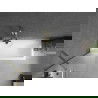 Mexen Next 1 judamosios dalies vonios sienelė 50 x 150 cm, Šerkšnas, Auksinė - 895-050-000-00-30-50
