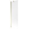 Mexen Next vonios ekranas 1-durys, 60 x 150 cm, matinė, auksinė - 895-060-000-00-30-50