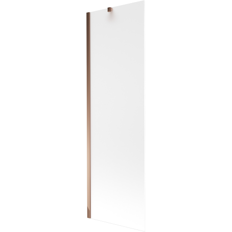 Mexen Next vonios širma 1-duris 60 x 150 cm, matinė, rožinis auksas - 895-060-000-00-30-60