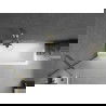 Mexen Next 1 judamosios dalies vonios sienelė 70 x 150 cm, Šerkšnas, Auksinė - 895-070-000-00-30-50