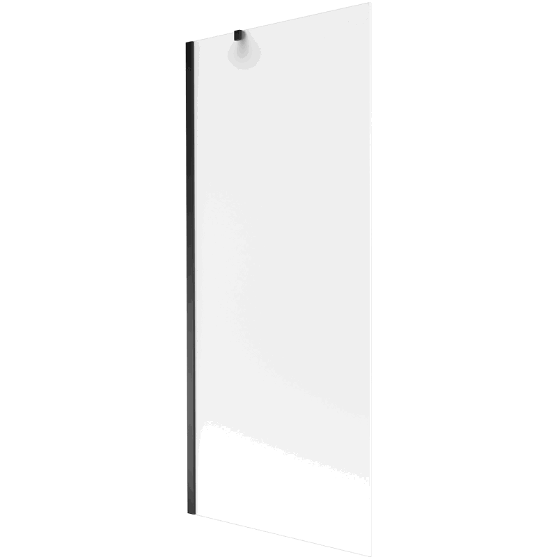 Mexen Next vonios pertvara 1-duris 80 x 150 cm, matinis, juodas - 895-080-000-00-30-70