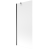 Mexen Next voniai skirtas pertvaras, viengubas, 80 x 150 cm, matinė, juoda - 895-080-000-00-30-70