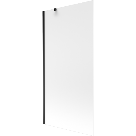 Mexen Next vonios ekranas vienasparnis 90 x 150 cm, matinė, juoda - 895-090-000-00-30-70