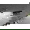 Mexen Next vonios širmas, 1 sparno, 100 x 150 cm, matinė, chromas - 895-100-000-00-30-01
